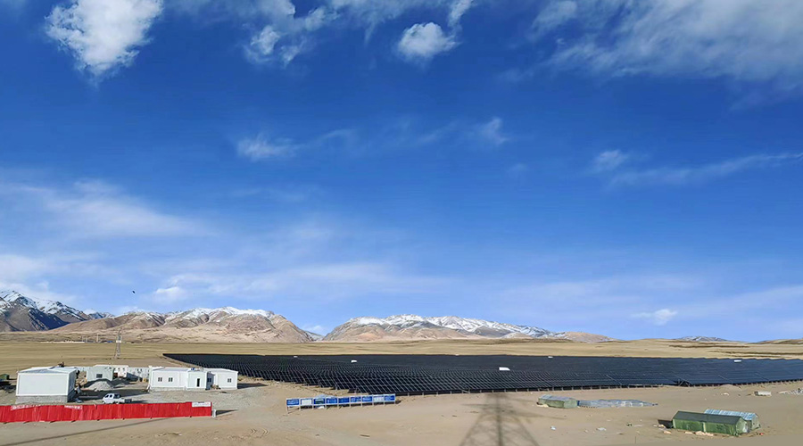 龙8国际集成 | 华能阿里普兰20MW光伏/20MWh储能电站成功并网