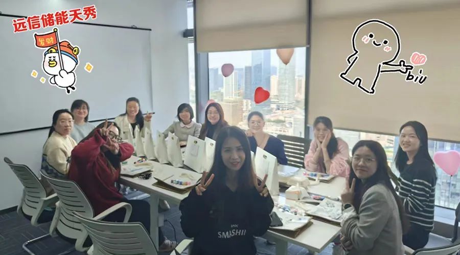 花开十里，美丽如你 | 龙8国际储能举办三八妇女节艺术DIY活动