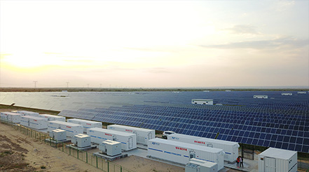 国内首个5MW/10MWh，35kV大型地面弃光储能电站（2016）