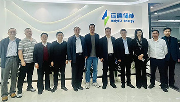 襄阳市政协副主席金崇保一行考察龙8国际储能